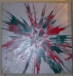 Walter Robinson Mad Impulses Spin-art Painting 1985